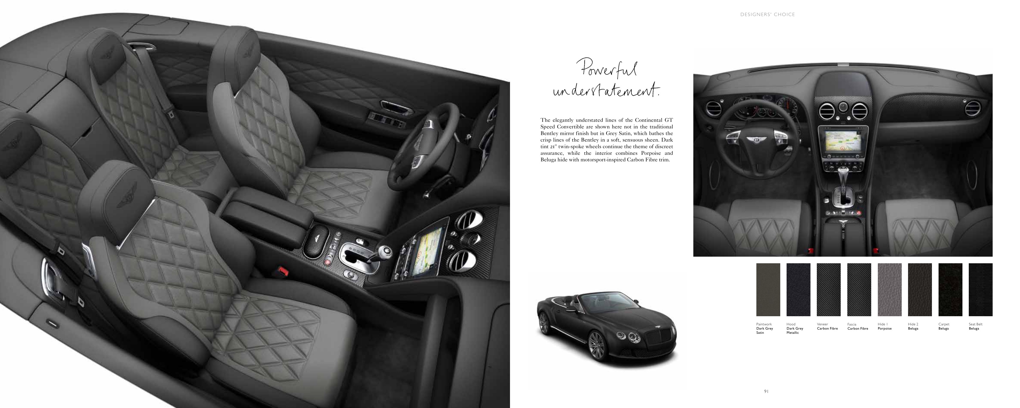2013 Bentley Continental GTC Brochure Page 34